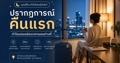 First-night effect คืออะไร? — ทำไมบางคนเปลี่ยนที่นอนแล้วหลับไม่สนิท