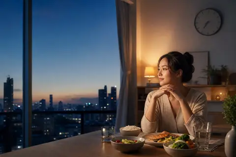 มื้อเย็นกี่โมงดี? — จัดเวลาอาหารให้ไม่รบกวนการนอน